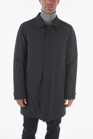 ZZEGNA padded balmacaan coat