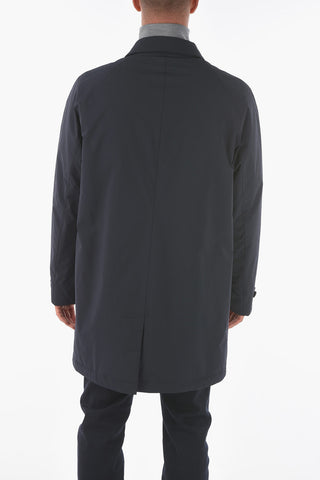 ZZEGNA padded balmacaan coat