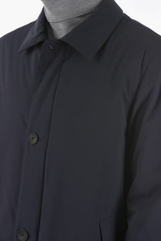 ZZEGNA padded balmacaan coat