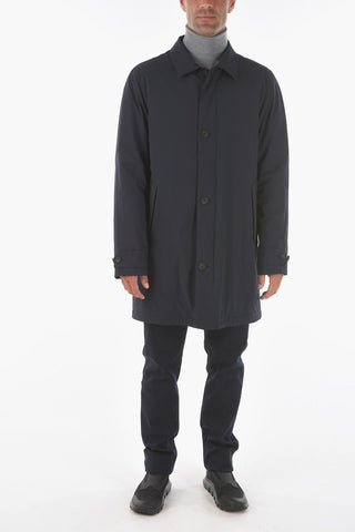 ZZEGNA padded balmacaan coat
