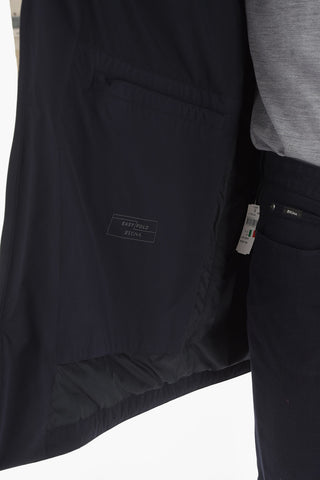ZZEGNA padded balmacaan coat