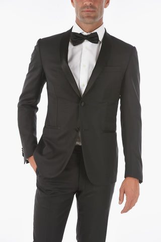 2 Button CERIM.ACADEMY Satin Detail Suit