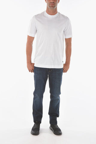 ZZEGNA T-shirt Girocollo in Cotone