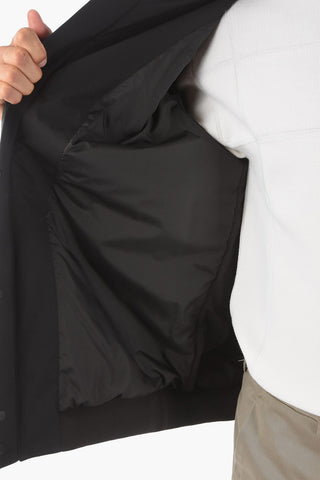ZZEGNA full zip leather bomber
