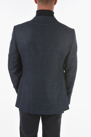 ZZEGNA Blazer in Lana a due Bottoni con Revers Classico