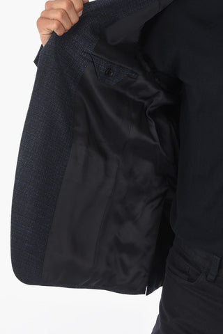 ZZEGNA Blazer in Lana a due Bottoni con Revers Classico