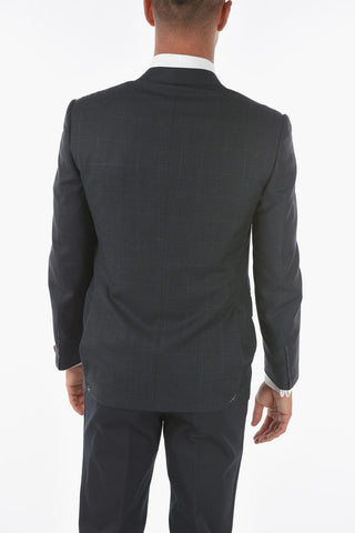 Blazer 2 Bottoni ACADEMY con Motivo Windowpane