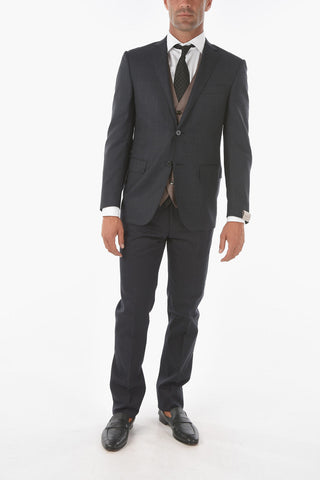 Blazer 2 Bottoni ACADEMY con Motivo Windowpane