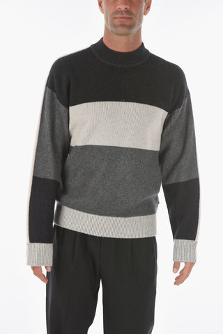 ZZEGNA Wool and Cashmere Ribbed Sweater