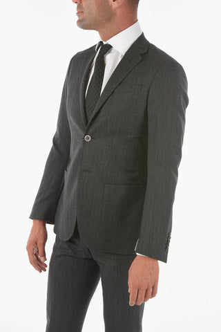 BI ELASTIC 2 Button SPORTIV.70 Patch Pocket Suit