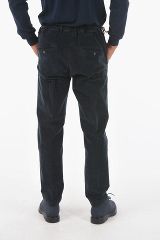 Single-pleated MITTE Corduroy Pants with Drawstring
