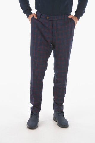 Tattersall Motif Slim Fit S.ROPPONGI.487 Chino Pants