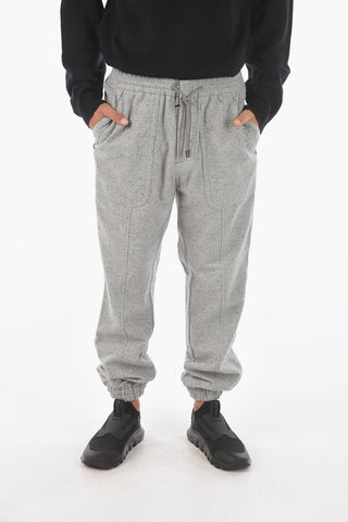 ZZEGNA Fleeced Linen-blend Joggers