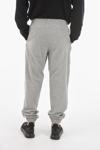 ZZEGNA Fleeced Linen-blend Joggers