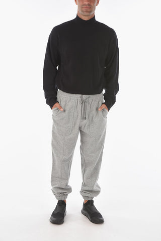 ZZEGNA Fleeced Linen-blend Joggers