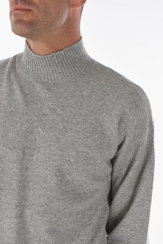 ZZEGNA Wool and Cashmere Turtleneck Sweater