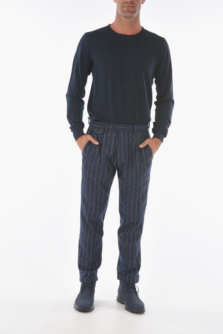 Single-pleated RAVAL1P.S. Pinstriped Pants