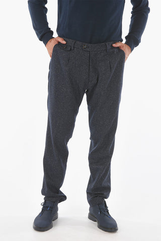 Pantaloni in Misto Lana Herringbone RAVAL1P.L. ad 1 Pince