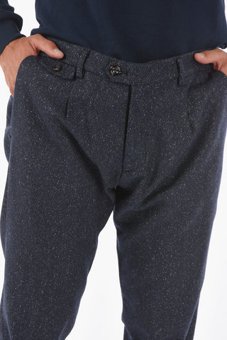 Pantaloni in Misto Lana Herringbone RAVAL1P.L. ad 1 Pince