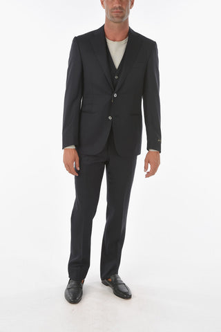 3-Piece CERIM.LEADER Extrafine Virgin Wool Suit