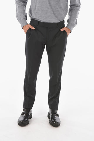 ZZEGNA wool side vents notch lapel 2-button suit