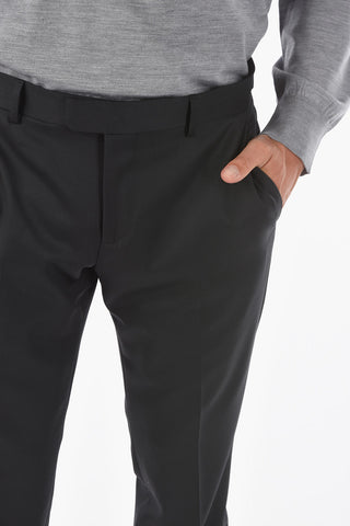 ZZEGNA wool side vents notch lapel 2-button suit