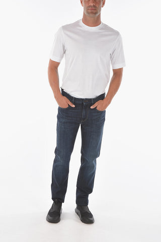 ZZEGNA 18cm stretch denim slim fit jeans