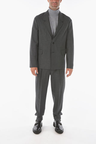 ZZEGNA center vent notch lapel 2-button suit
