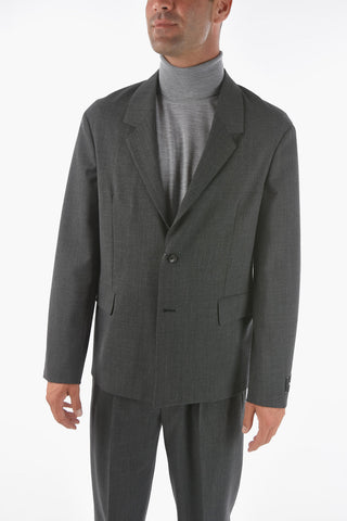 ZZEGNA center vent notch lapel 2-button suit