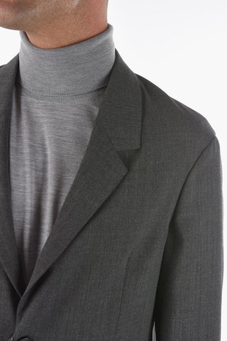 ZZEGNA center vent notch lapel 2-button suit