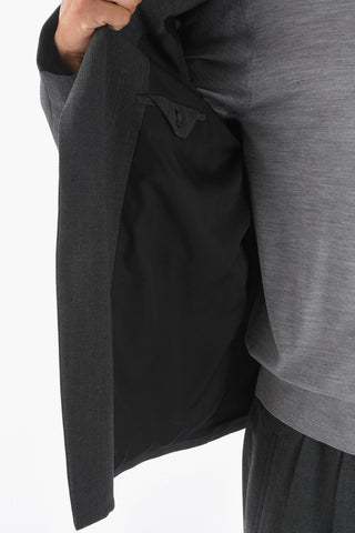 ZZEGNA center vent notch lapel 2-button suit