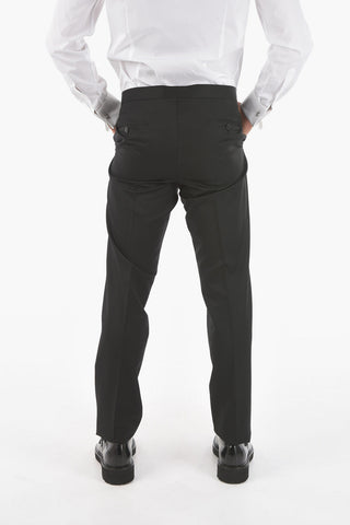 ZZEGNA side vents peak lapel 1-button Tuxedo