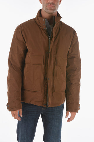 ZZEGNA maxi front pockets solid color jacket