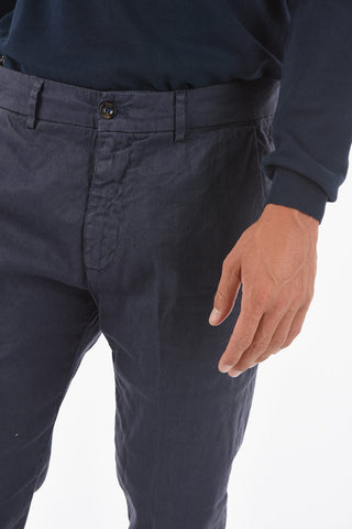Pantaloni Chino S.MARAIS in Misto Lino