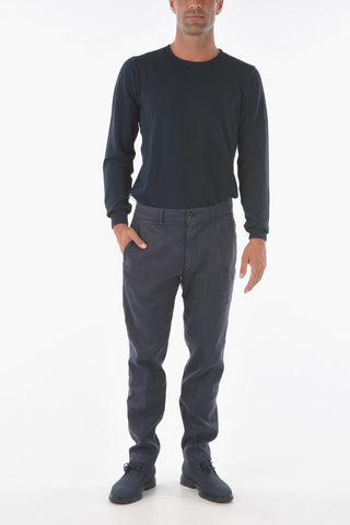 Pantaloni Chino S.MARAIS in Misto Lino