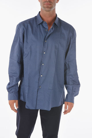 EZ TAILORING Camicia Classic Fit Centoquaranta Twill