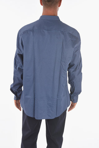 EZ TAILORING Camicia Classic Fit Centoquaranta Twill