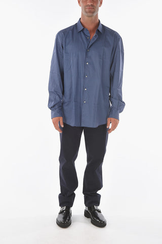 EZ TAILORING Camicia Classic Fit Centoquaranta Twill