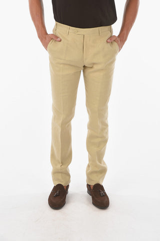 flax side vents notch lapel 2-button ACADEMY suit