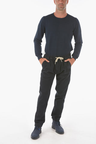 Drawstring Waist Leisure Fit MITTE.L.455 Pants