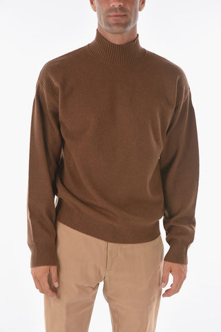 ZZEGNA Wool and Cashmere Turtleneck Sweater