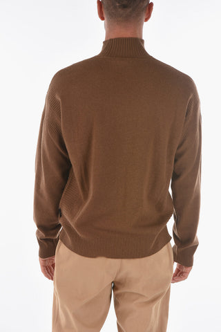 ZZEGNA Wool and Cashmere Turtleneck Sweater