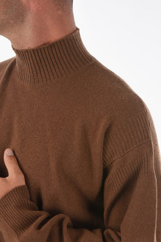 ZZEGNA Wool and Cashmere Turtleneck Sweater