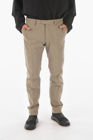 ZZEGNA stretch cotton NARROW belt loops pants