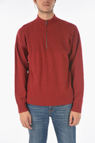 ZZEGNA Half Front Zip Cashmere Sweater
