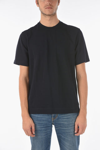 ZZEGNA Wool Short Sleeve Sweater