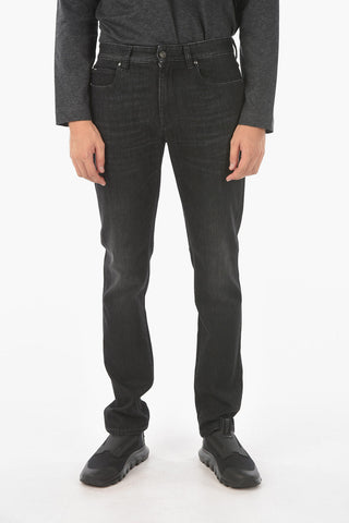 ZZEGNA 18cm stretch denim slim fit jeans