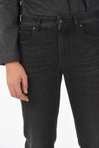 ZZEGNA 18cm stretch denim slim fit jeans