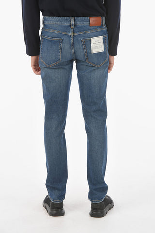 ZZEGNA 18cm stretch denim slim fit jeans