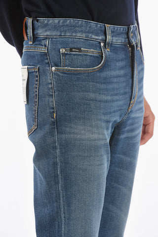 ZZEGNA 18cm stretch denim slim fit jeans